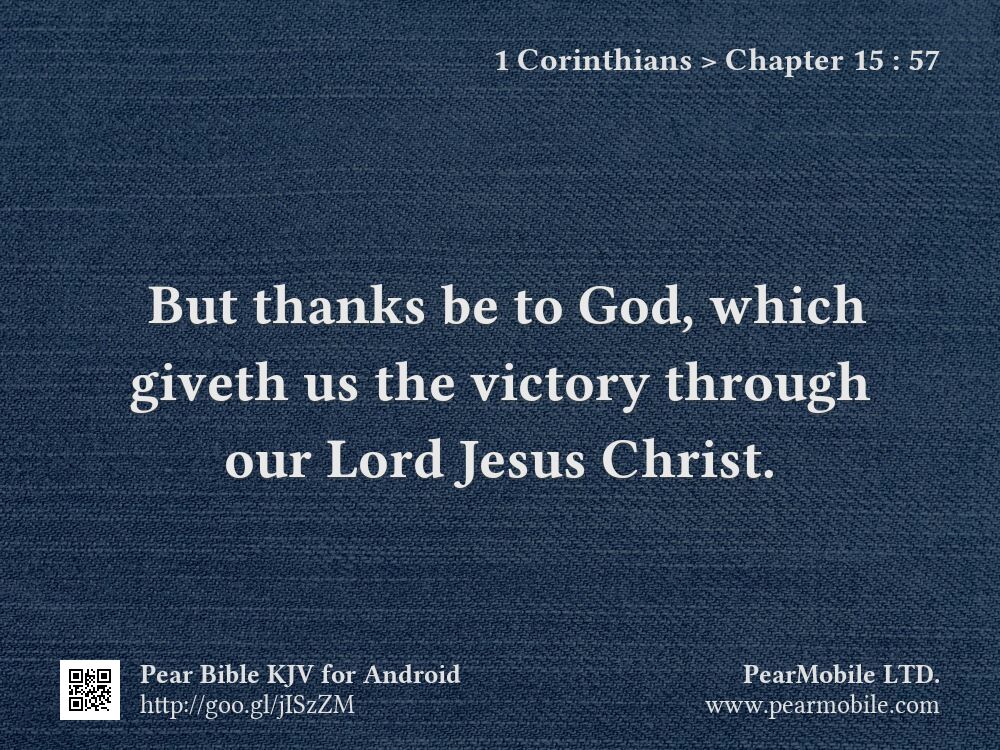 1 Corinthians, Chapter 15:57